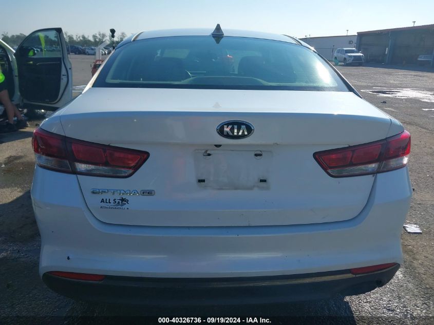 2016 Kia Optima Lx VIN: KNAGT4L30G5100662 Lot: 40326736