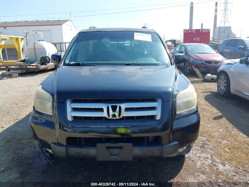 2007 Honda Pilot Ex-L VIN: 2HKYF18537H520245 Lot: 40326742