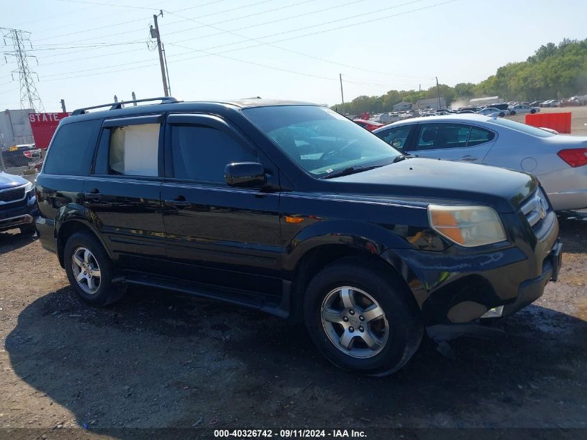 2007 Honda Pilot Ex-L VIN: 2HKYF18537H520245 Lot: 40326742