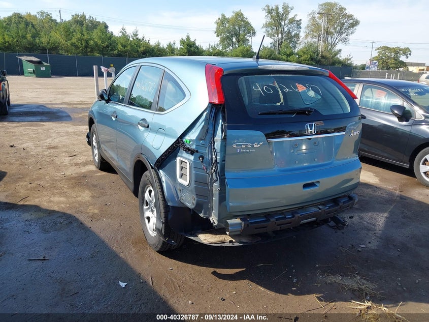2013 HONDA CR-V LX - 5J6RM4H3XDL070802