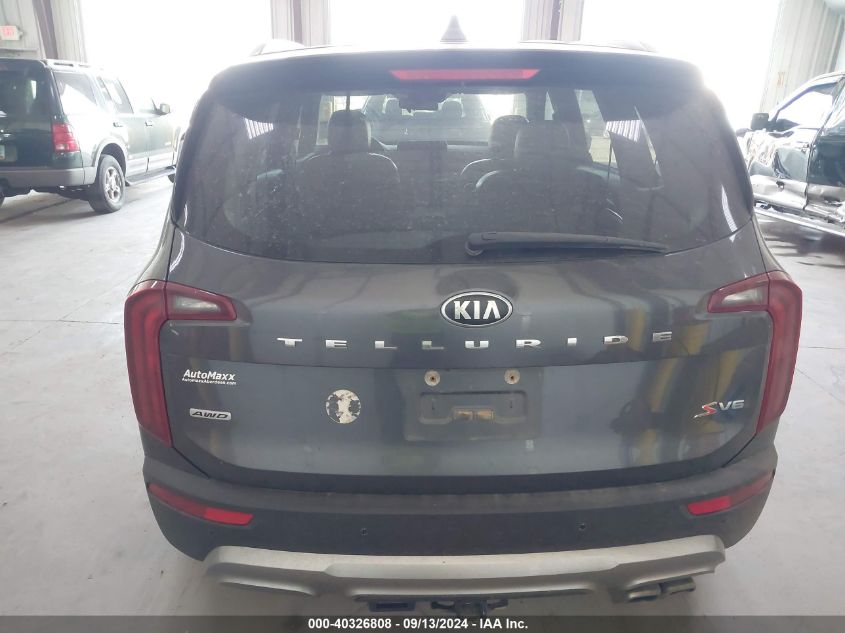 2020 Kia Telluride S VIN: 5XYP6DHC7LG042117 Lot: 40326808