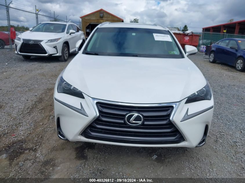 2017 Lexus Nx 200T VIN: JTJBARBZ2H2137895 Lot: 40326812