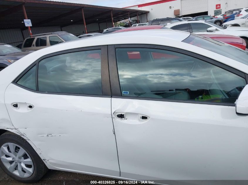 2014 Toyota Corolla L/Le/Le Pls/Prm/S/S Pls VIN: 5YFBURHE8EP083319 Lot: 40326825