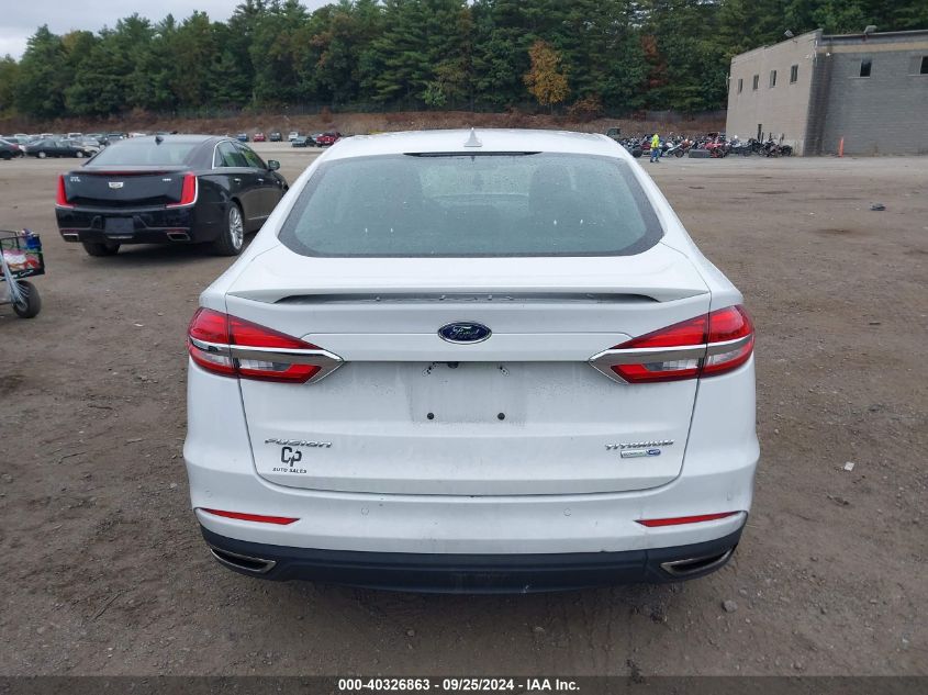 2020 Ford Fusion Titanium VIN: 3FA6P0D98LR194026 Lot: 40326863