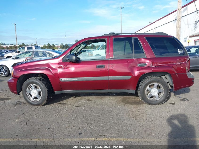 2004 Chevrolet Trailblazer Ls VIN: 1GNDT13S642301675 Lot: 40326896