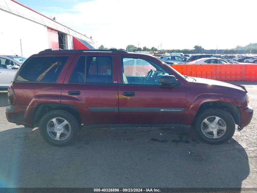 2004 Chevrolet Trailblazer Ls VIN: 1GNDT13S642301675 Lot: 40326896