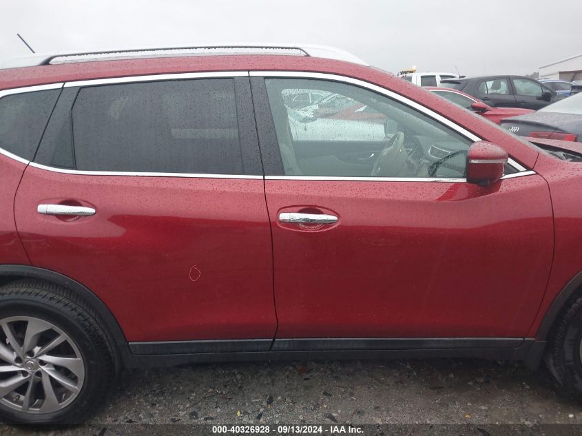 2015 Nissan Rogue Sl VIN: 5N1AT2MT5FC852424 Lot: 40326928