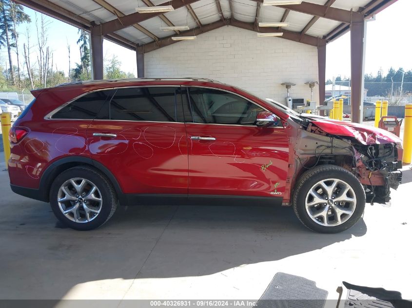 2019 Kia Sorento 3.3L Ex Sport VIN: 5XYPHDA52KG607832 Lot: 40326931