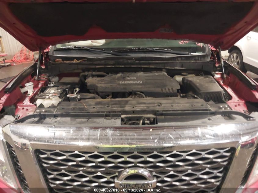 VIN 1N6AA1E51HN502409 2017 Nissan Titan, SV no.10