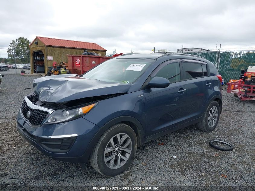 VIN KNDPBCAC9G7811588 2016 KIA Sportage, LX no.2