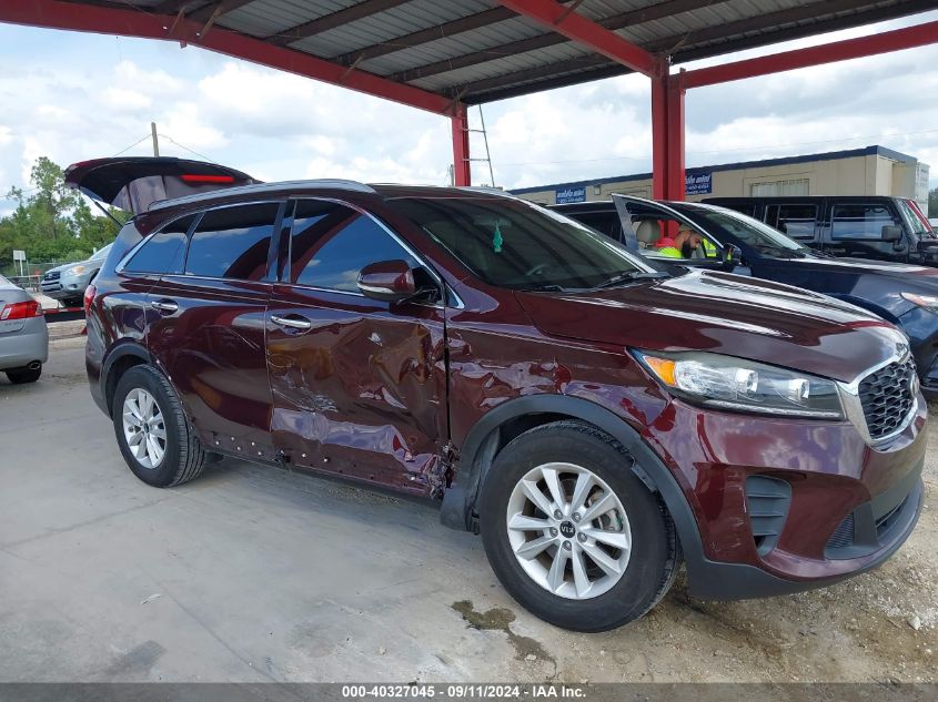 2019 Kia Sorento 2.4L Lx VIN: 5XYPG4A39KG527509 Lot: 40327045