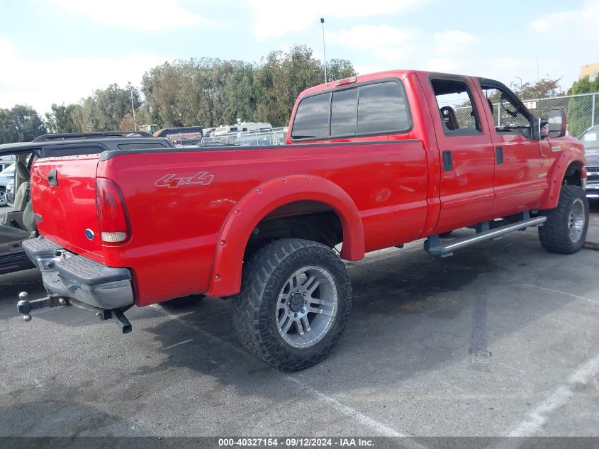 2006 Ford F250 Super Duty VIN: 1FTSW21PX6EB19801 Lot: 40327154