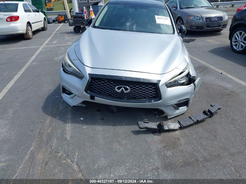 2018 Infiniti Q50 3.0T Luxe VIN: JN1EV7AP6JM361337 Lot: 40327157