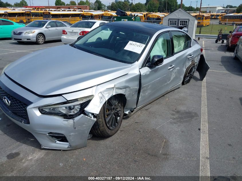 2018 Infiniti Q50 3.0T Luxe VIN: JN1EV7AP6JM361337 Lot: 40327157