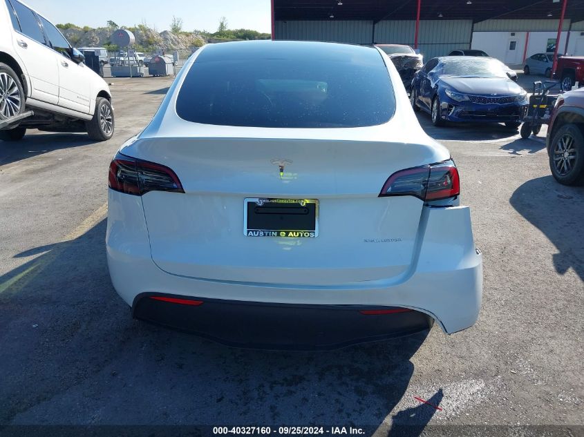 2023 Tesla Model Y Awd/Long Range Dual Motor All-Wheel Drive VIN: 7SAYGDEEXPA123374 Lot: 40327160