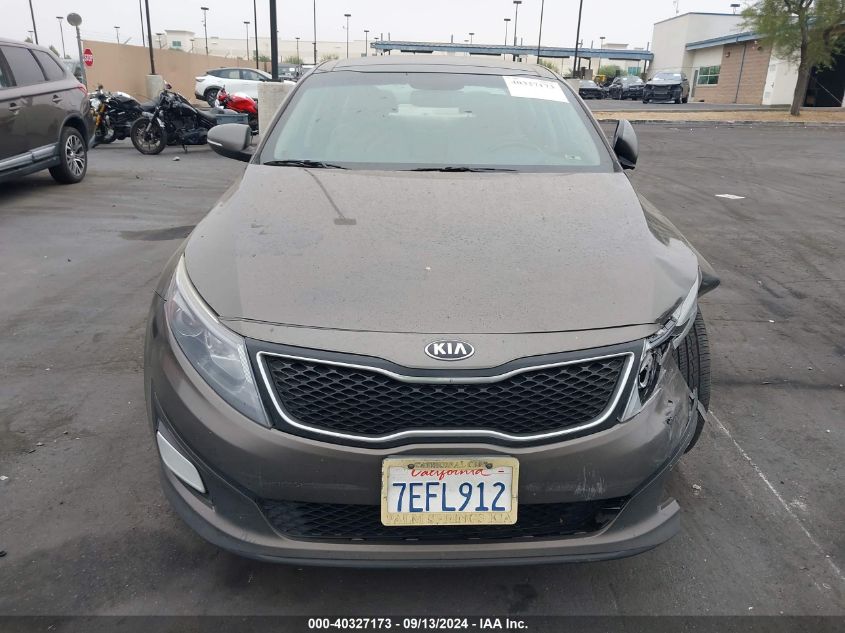 2014 Kia Optima Ex VIN: 5XXGN4A75EG307673 Lot: 40327173