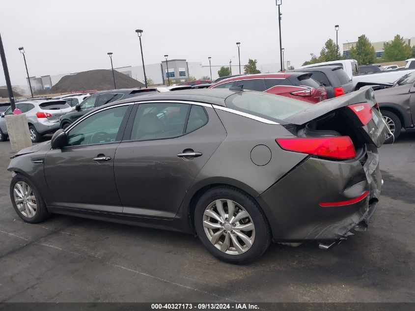 2014 Kia Optima Ex VIN: 5XXGN4A75EG307673 Lot: 40327173