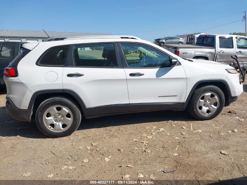 2014 Jeep Cherokee Sport VIN: 1C4PJLAB2EW254021 Lot: 40327177