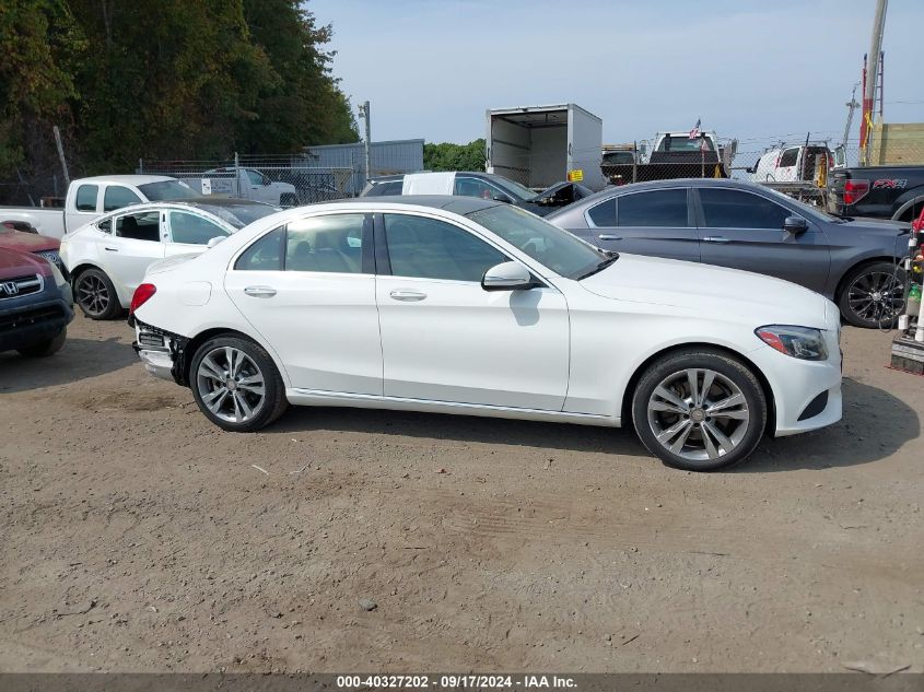 2015 Mercedes-Benz C 300 4Matic/Luxury 4Matic/Sport 4Matic VIN: 55SWF4KB6FU063899 Lot: 40327202