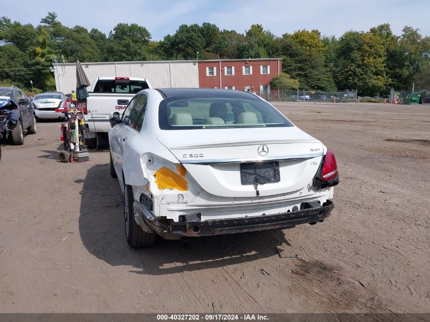 2015 Mercedes-Benz C 300 4Matic/Luxury 4Matic/Sport 4Matic VIN: 55SWF4KB6FU063899 Lot: 40327202