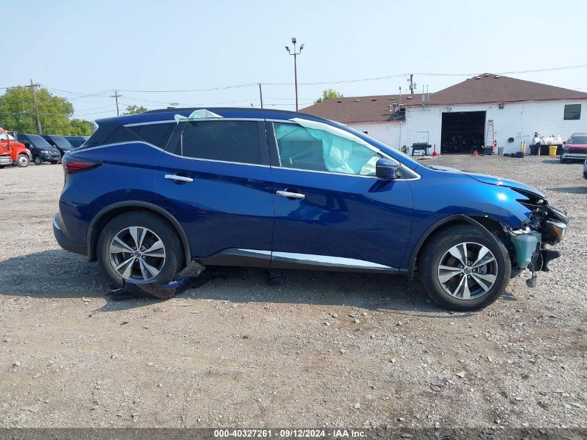 2021 Nissan Murano Sv Intelligent Awd VIN: 5N1AZ2BS9MC126295 Lot: 40327261