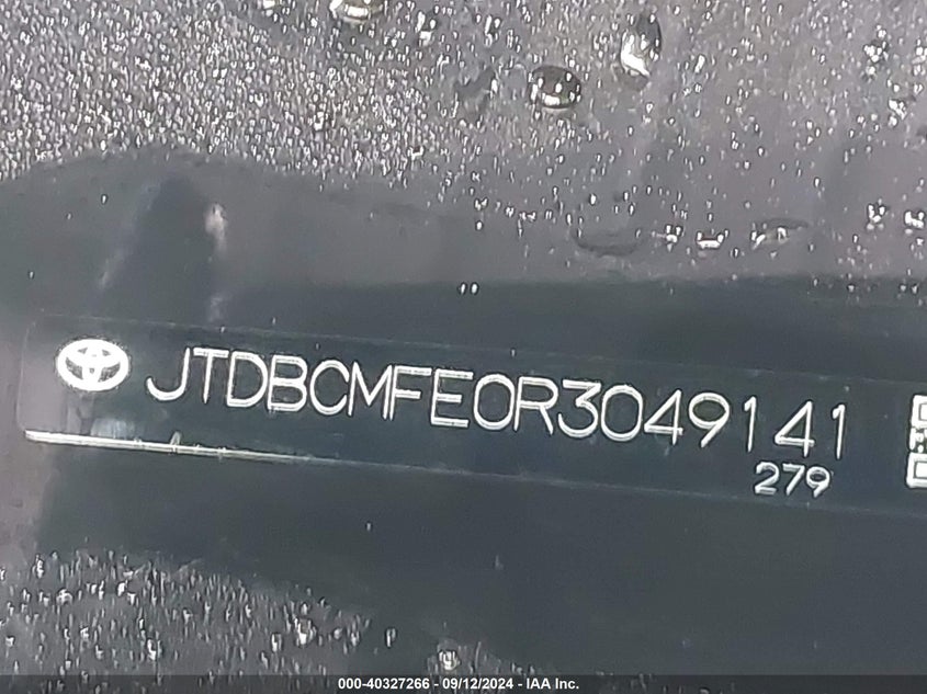 2024 TOYOTA COROLLA HYBRID LE - JTDBCMFE0R3049141