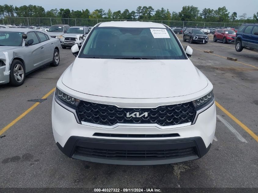 2023 Kia Sorento Lx VIN: 5XYRG4LC5PG240293 Lot: 40327322