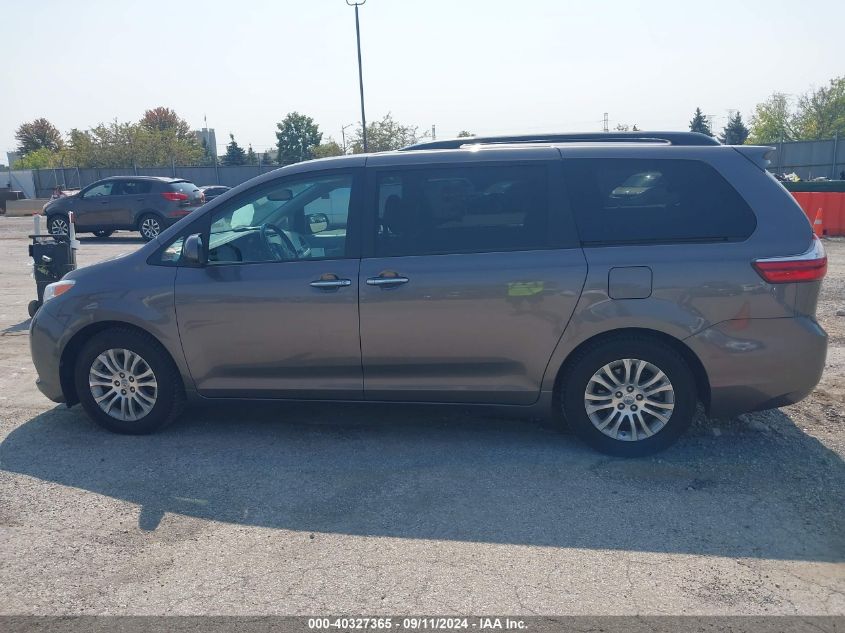 2017 Toyota Sienna Xle Premium 8 Passenger VIN: 5TDYZ3DC1HS794580 Lot: 40327365