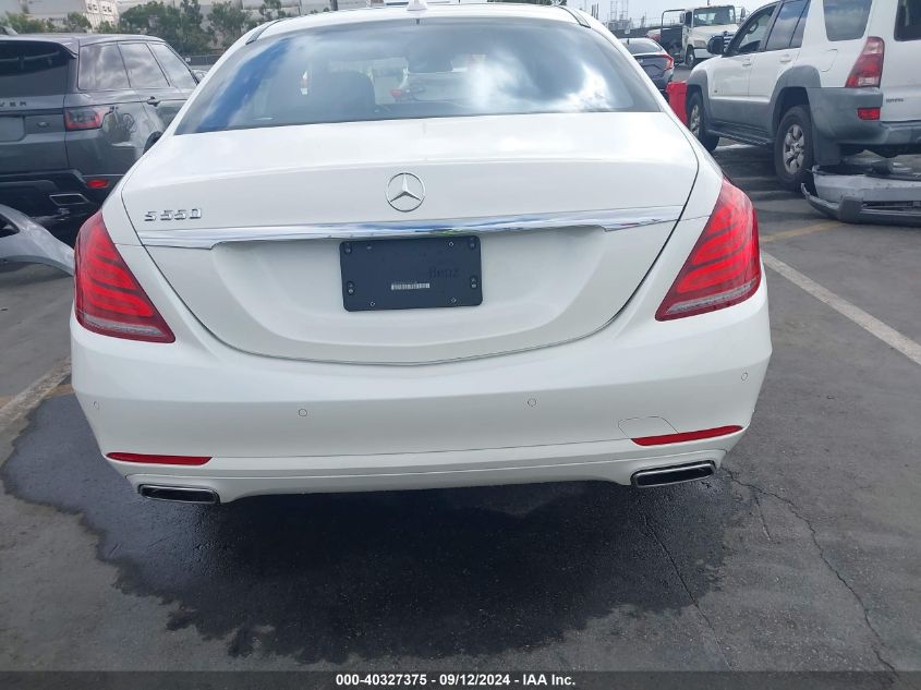 2016 Mercedes-Benz S 550 VIN: WDDUG8CB0GA241589 Lot: 40327375