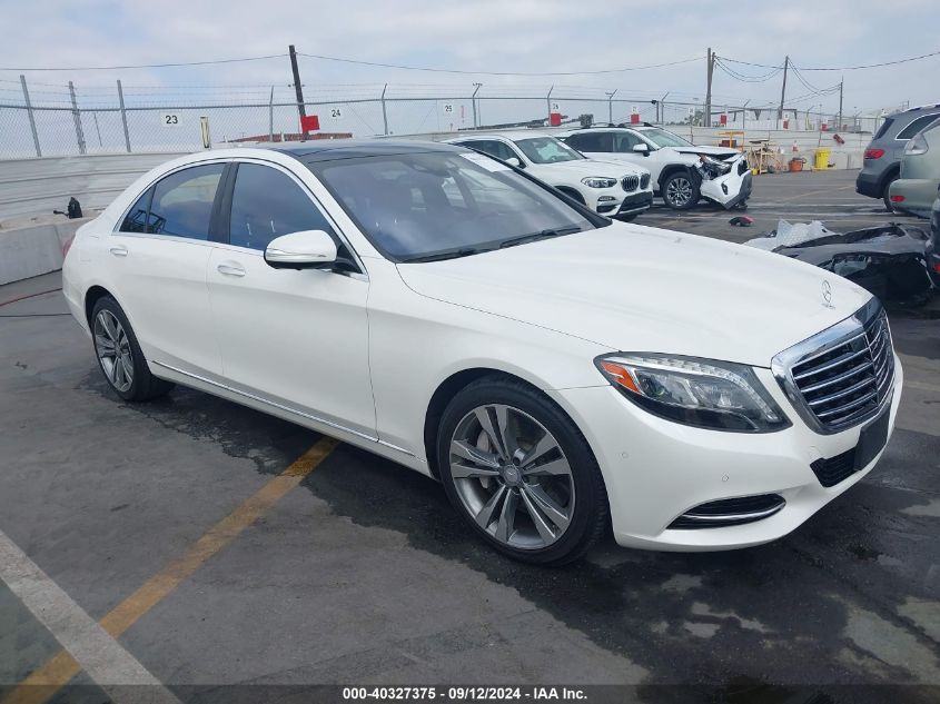 WDDUG8CB0GA241589 2016 MERCEDES-BENZ S CLASS - Image 1