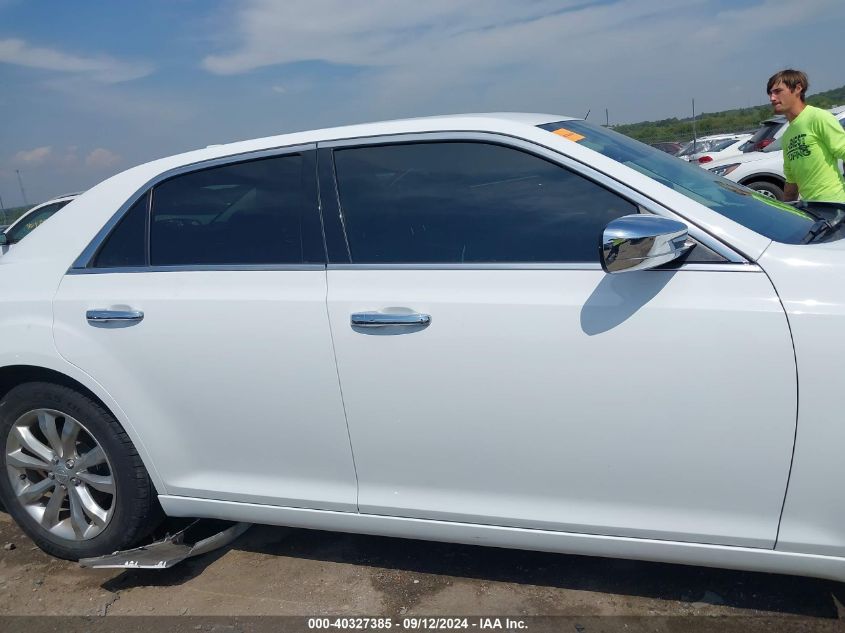 2018 Chrysler 300 Limited Awd VIN: 2C3CCAKG1JH160376 Lot: 40327385