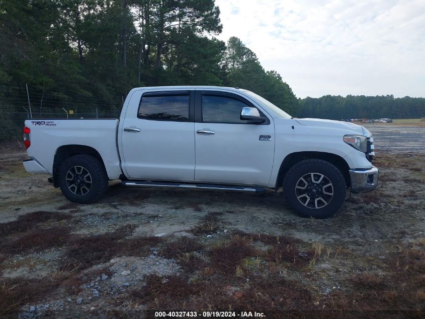 2018 Toyota Tundra 1794 5.7L V8 VIN: 5TFGY5F16JX242904 Lot: 40327433