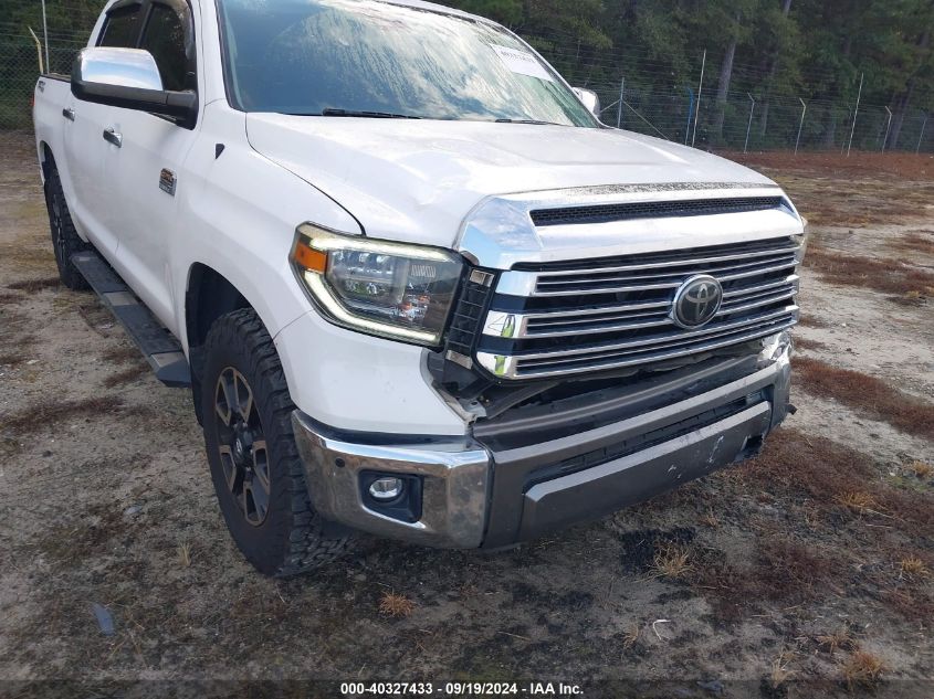 2018 Toyota Tundra 1794 5.7L V8 VIN: 5TFGY5F16JX242904 Lot: 40327433