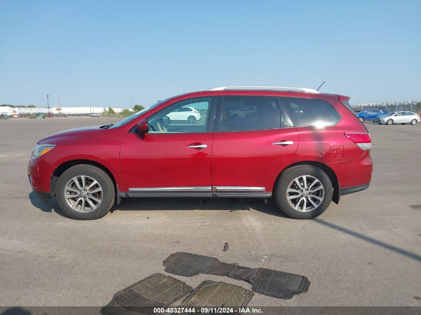 2014 Nissan Pathfinder Sl VIN: 5N1AR2MM3EC711051 Lot: 40327444