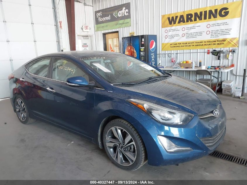 KMHDH4AE1EU137665 2014 Hyundai Elantra Se/Sport/Limited
