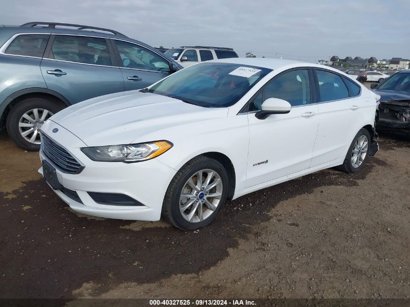 3FA6P0LU5HR258407 2017 FORD FUSION - Image 2