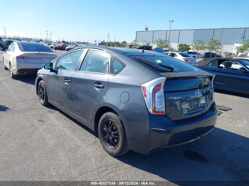 2013 Toyota Prius VIN: JTDKN3DU9D1657498 Lot: 40327538