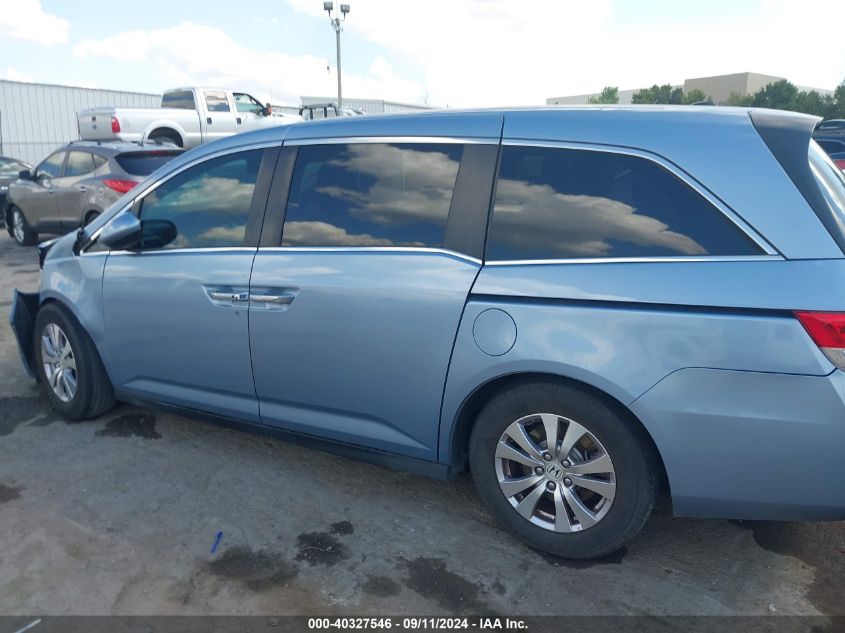 2014 Honda Odyssey Ex-L VIN: 5FNRL5H61EB066845 Lot: 40327546