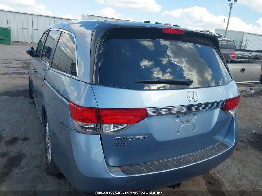 2014 Honda Odyssey Ex-L VIN: 5FNRL5H61EB066845 Lot: 40327546