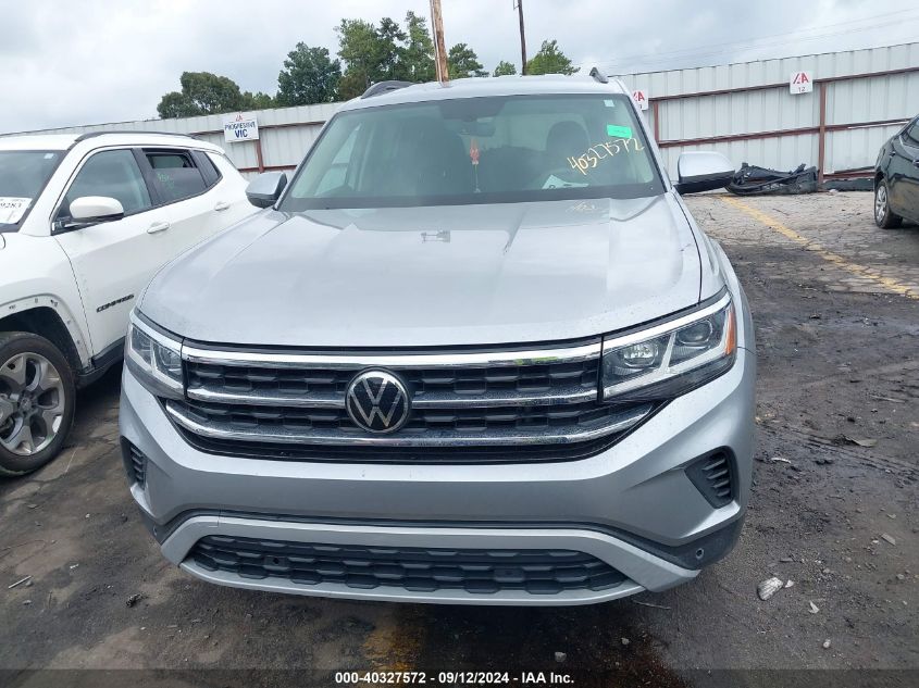 2021 Volkswagen Atlas 3.6L V6 Se W/Technology VIN: 1V2WR2CA9MC588161 Lot: 40327572