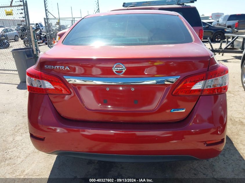 2014 Nissan Sentra S VIN: 3N1AB7AP2EY255302 Lot: 40327602