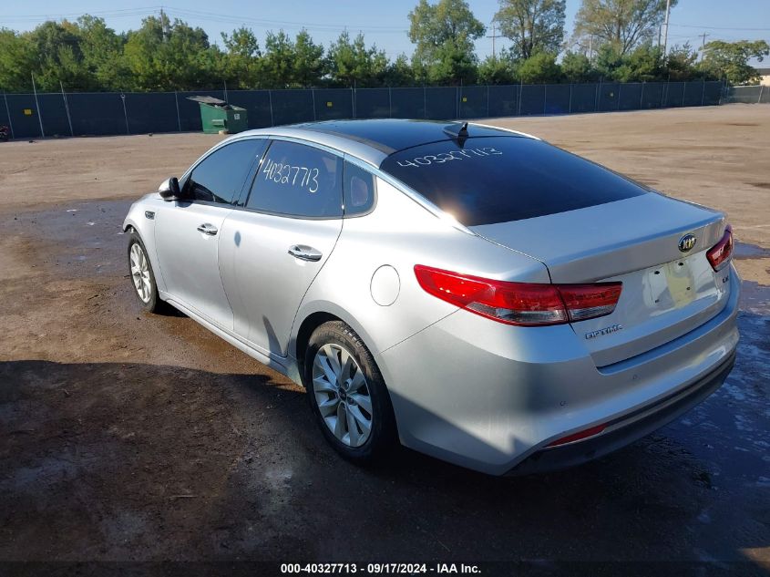 2017 Kia Optima Ex VIN: 5XXGU4L39HG135889 Lot: 40327713