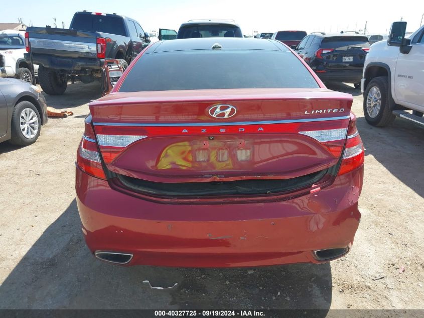 2014 Hyundai Azera Limited VIN: KMHFH4JG2EA400063 Lot: 40327725