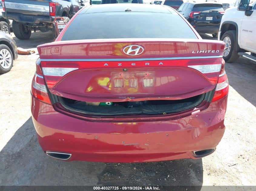 KMHFH4JG2EA400063 2014 Hyundai Azera Limited