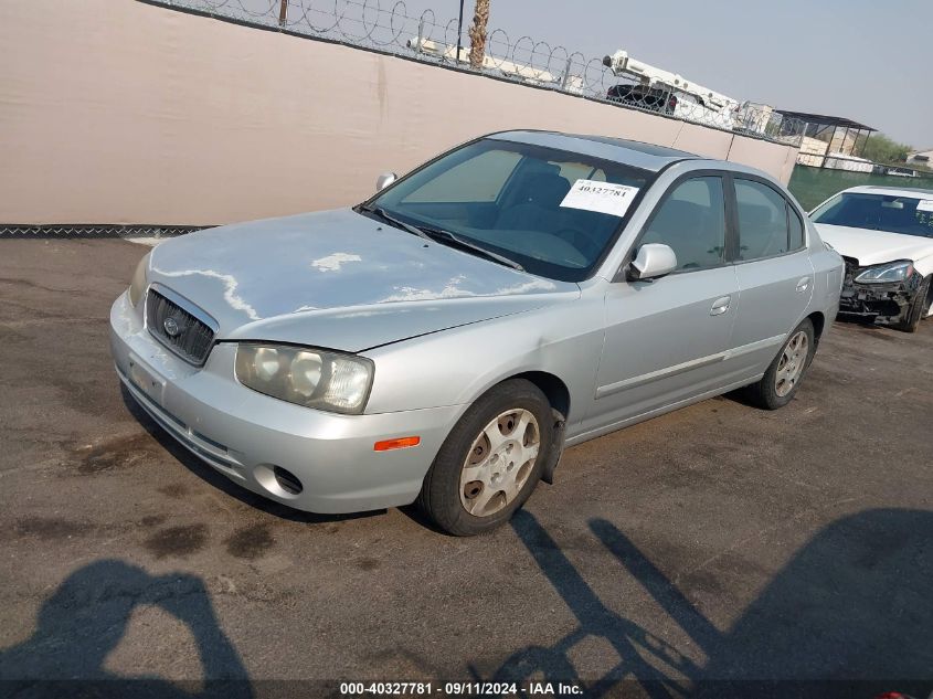 2003 Hyundai Elantra Gls/Gt VIN: KMHDN45D13U674866 Lot: 40327781