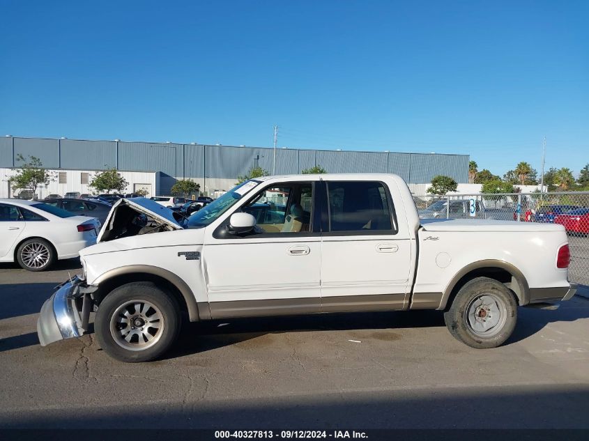 2002 Ford F150 Supercrew VIN: 1FTRW07L62KC33457 Lot: 40327813