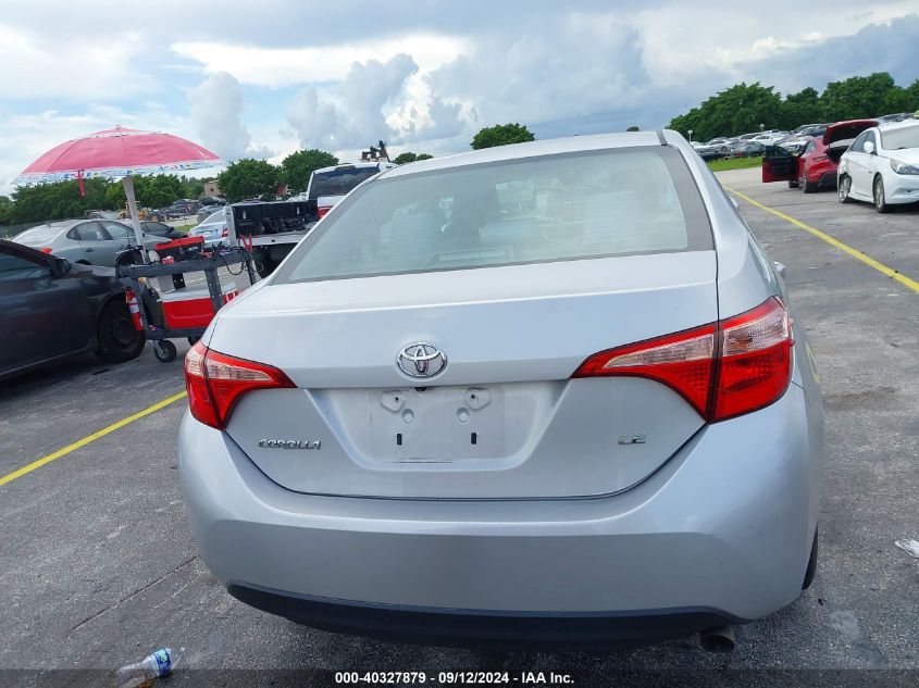 2018 Toyota Corolla Le VIN: 2T1BURHE7JC058213 Lot: 40327879