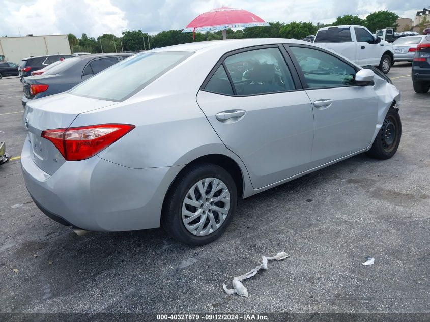 2018 Toyota Corolla Le VIN: 2T1BURHE7JC058213 Lot: 40327879