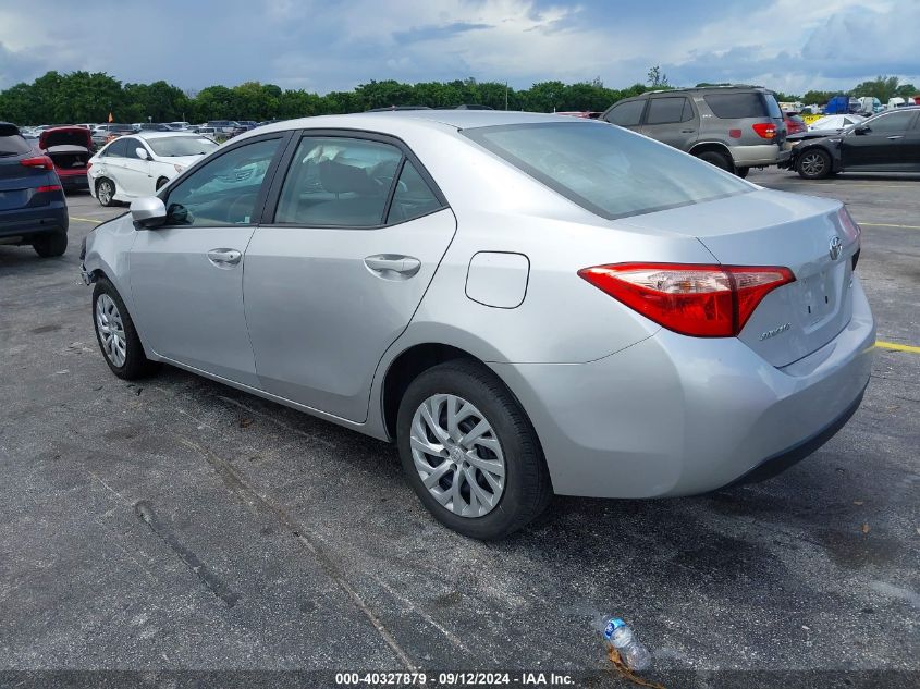 2018 Toyota Corolla Le VIN: 2T1BURHE7JC058213 Lot: 40327879