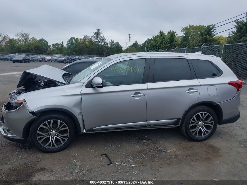 2018 Mitsubishi Outlander Se/Sel/Le VIN: JA4AD3A36JJ002439 Lot: 40327910